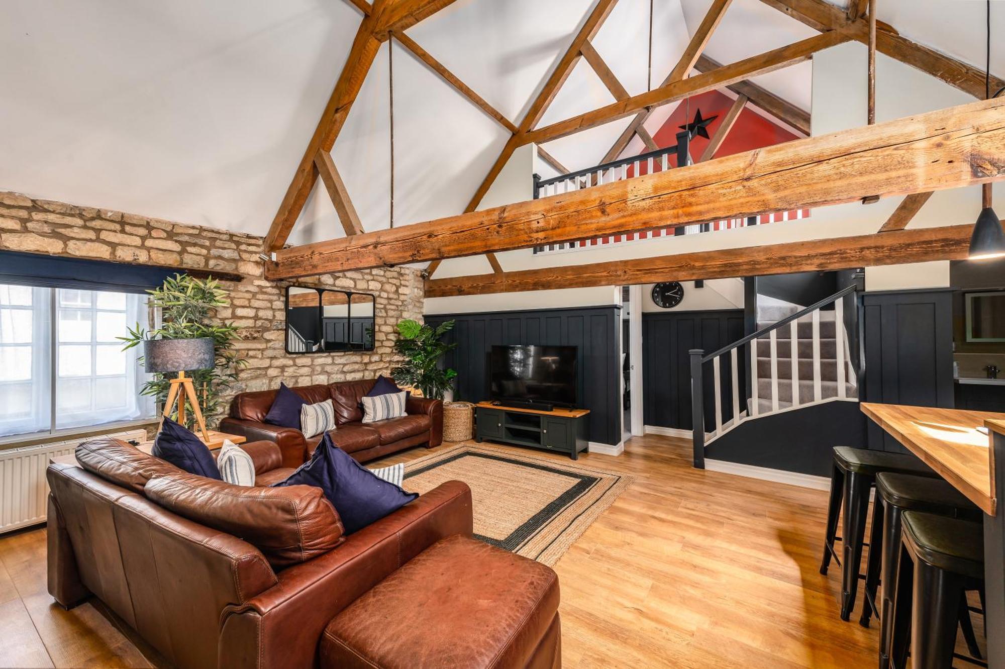 Luxury Town Centre Loft Apartment In Converted Granary สแตมฟอร์ด ภายนอก รูปภาพ