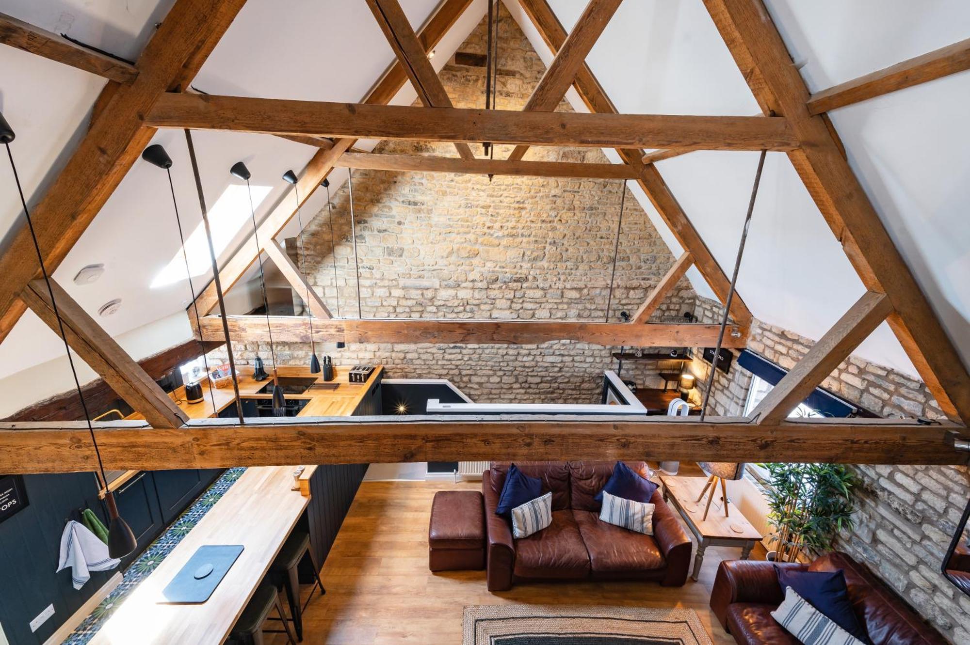 Luxury Town Centre Loft Apartment In Converted Granary สแตมฟอร์ด ภายนอก รูปภาพ