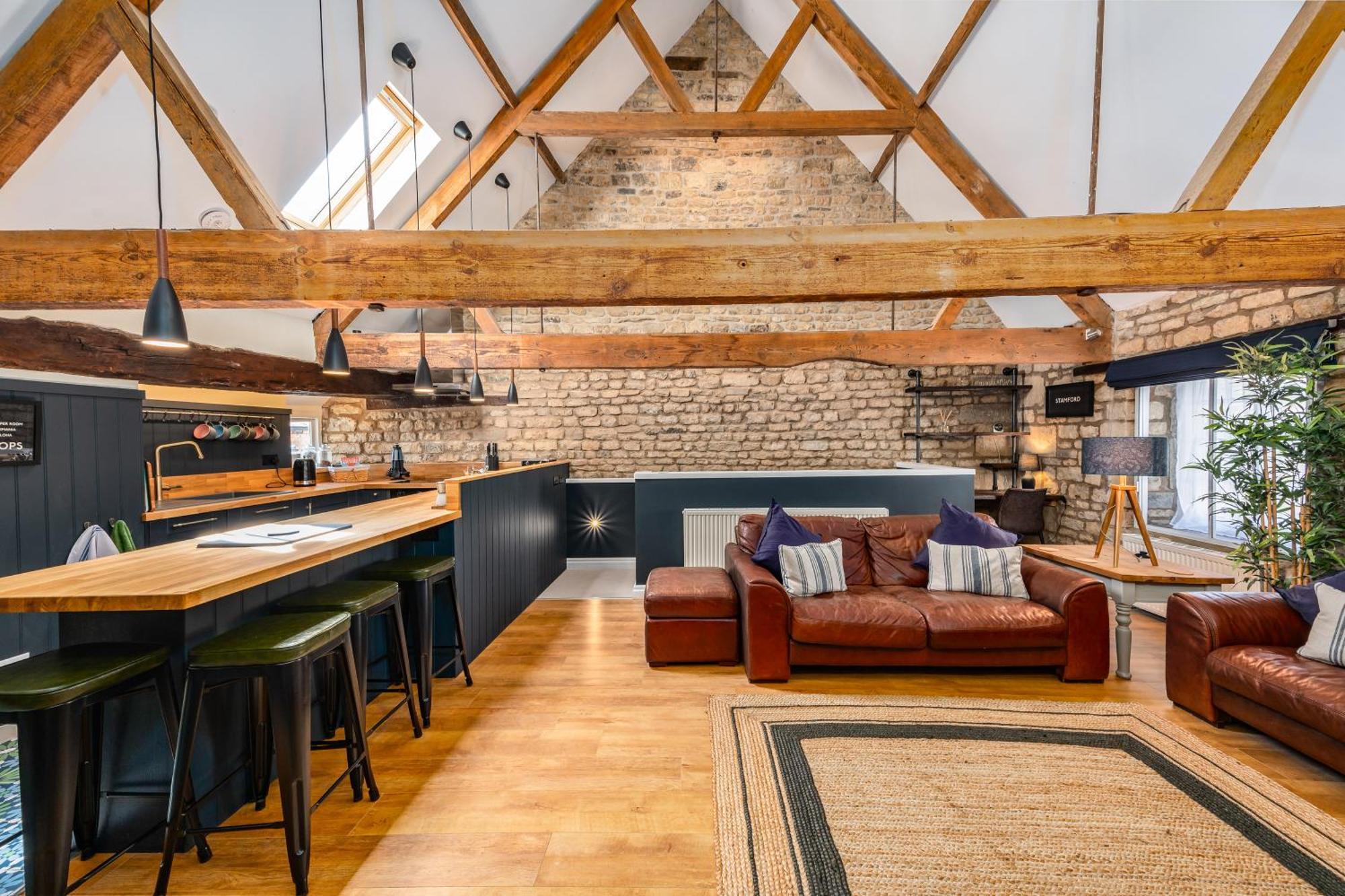 Luxury Town Centre Loft Apartment In Converted Granary สแตมฟอร์ด ภายนอก รูปภาพ